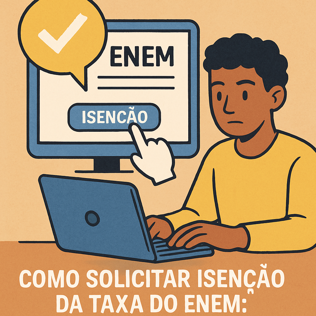 Passo a passo para solicitar isenção da taxa do ENEM