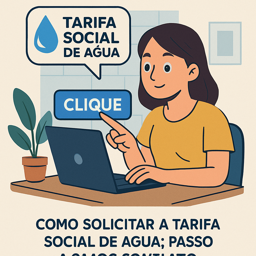 Pessoa solicitando Tarifa Social de Água