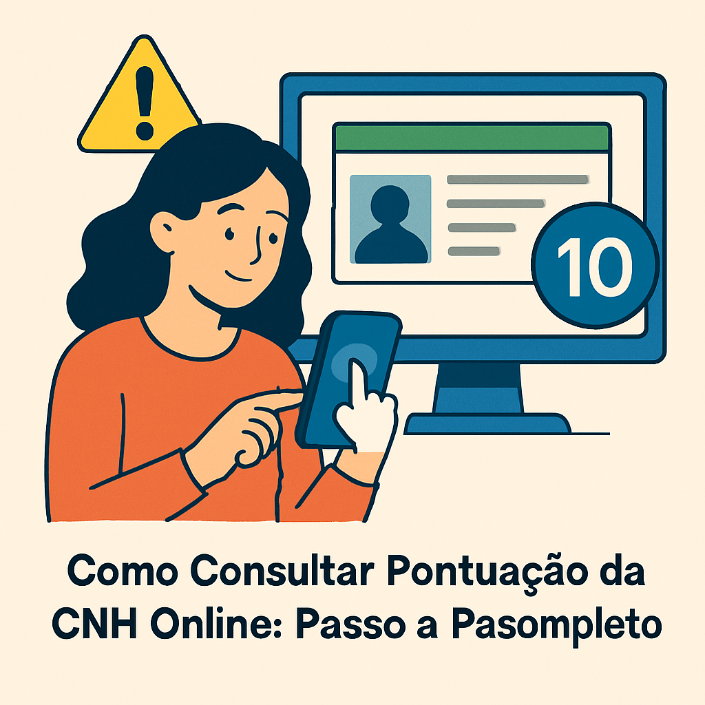 Consulta de pontuação da CNH online