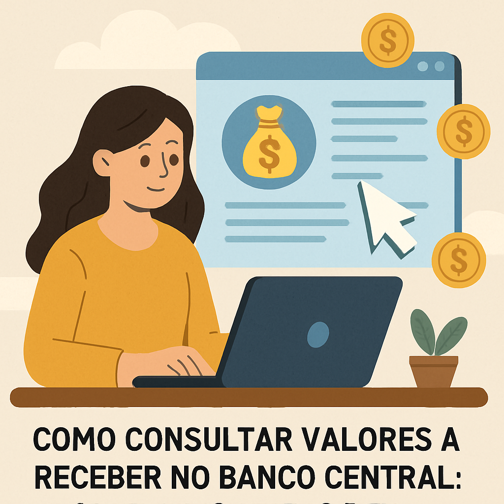 Tela de consulta do Sistema de Valores a Receber do Banco Central