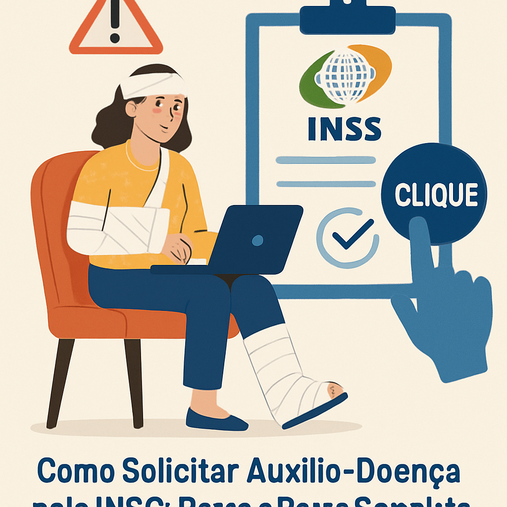 Passo a passo para solicitar auxílio-doença pelo INSS